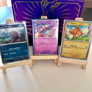Pokémon Promo Lot Paldean Wooper 041 Sinistea 062 Pawmi 040 Scarlet & Violet